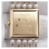 Chanel Vintage - Mademoiselle Pearl Watch - White Pearl & Yellow Gold - Pearl Watch Chanel - High quality Luxury