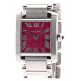 Cartier Vintage - Stainless Steel Tank Francaise Quartz Watch W51030Q3 - Cartier Watch in Stainless Steel - Luxury High Quality