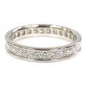 Cartier Vintage - Diamond Ballerine Ring - Anello Cartier in Oro Bianco 18k - Alta Qualità Luxury