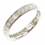 Cartier Vintage - Diamond Ballerine Ring - Anello Cartier in Oro Bianco 18k - Alta Qualità Luxury