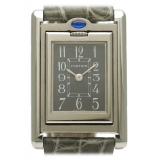 Cartier Vintage - Stainless Steel Tank Basculante Quartz Watch W1011158 - Cartier Watch Grey - Luxury High Quality