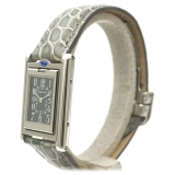 Cartier Vintage - Stainless Steel Tank Basculante Quartz Watch W1011158 - Cartier Watch Grey - Luxury High Quality