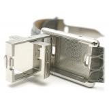 Cartier Vintage - Stainless Steel Tank Basculante Quartz Watch W1011158 - Orologio Cartier Grigio - Alta Qualità Luxury