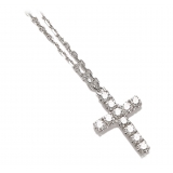 Cartier Vintage - Diamond Symbols Necklace - Cartier Necklace in White Gold 18k - Luxury High Quality