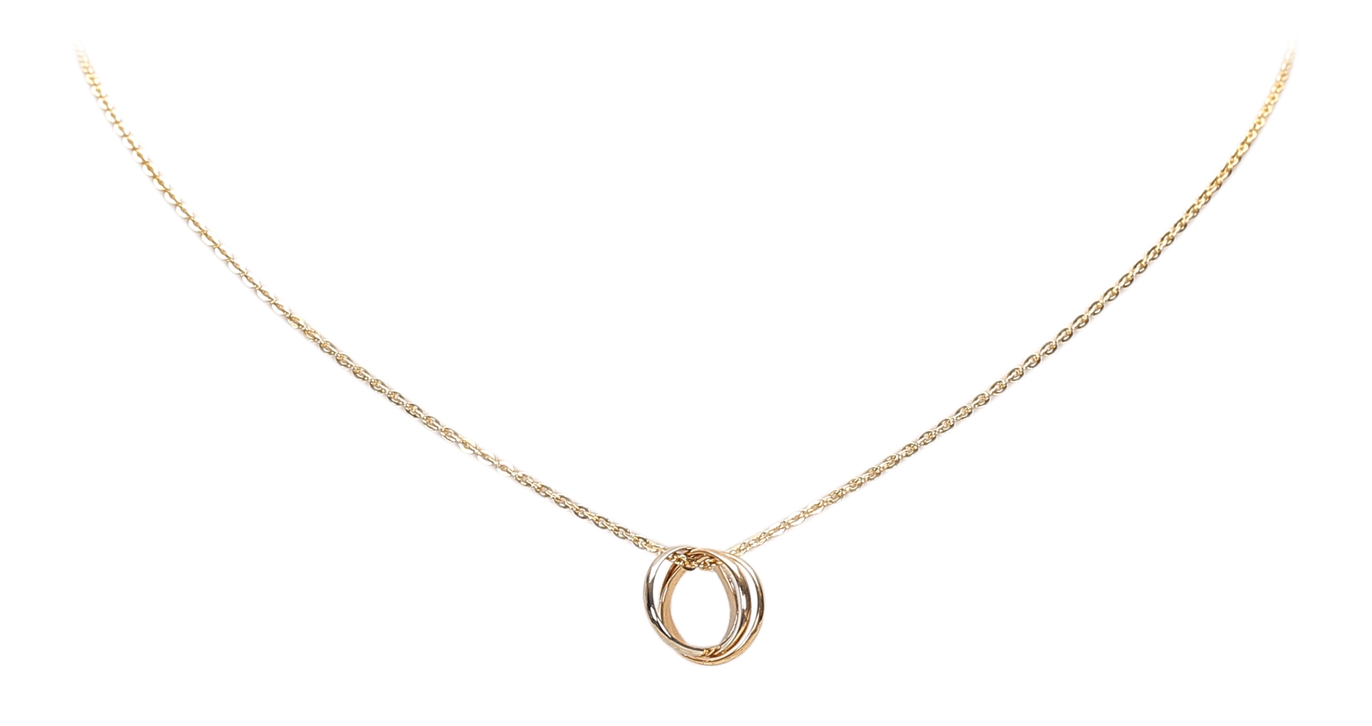 cartier yellow gold necklace