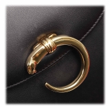 Cartier Vintage - Panthere Leather Handbag - Nera - Borsa Cartier in Pelle - Alta Qualità Luxury