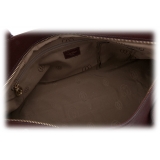 Cartier Vintage - Marcello de Cartier Leather Handbag - Red Burgundy - Cartier Handbag in Leather - Luxury High Quality