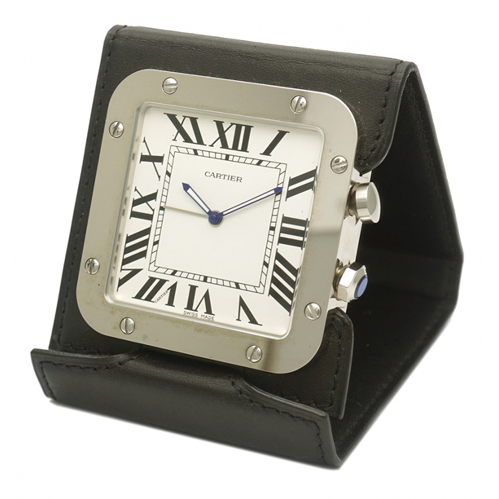 cartier travel clock for sale
