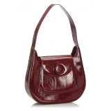 Cartier Vintage - Happy Birthday Shoulder Bag - Burgundy Rosso - Borsa Cartier in Pelle - Alta Qualità Luxury