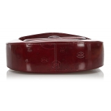 Cartier Vintage - Happy Birthday Shoulder Bag - Red Burgundy - Cartier Handbag in Leather - Luxury High Quality