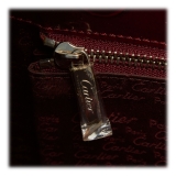 Cartier Vintage - Happy Birthday Shoulder Bag - Red Burgundy - Cartier Handbag in Leather - Luxury High Quality