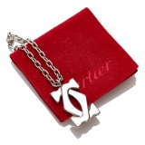 Cartier Vintage - Double C Charm - Silver - Cartier Charm in Metal - Luxury High Quality
