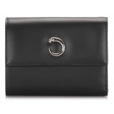 Cartier Vintage - Leather Panthere Wallet - Black - Patent Leather Wallet - Luxury High Quality