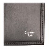 Cartier Vintage - Leather Panthere Wallet - Black - Patent Leather Wallet - Luxury High Quality