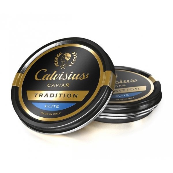 Calvisius - Calvisius Tradition Elite - Caviale - Storione Bianco - Alta Qualità Luxury - 2 x 30 g
