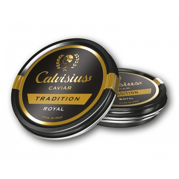 Calvisius - Calvisius Tradition Royal - Caviale - Storione Bianco - Alta Qualità Luxury - 30 g