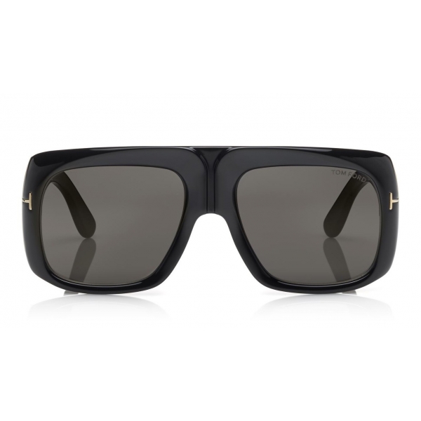 Tom Ford - Gino Sunglasses - Occhiali da Sole Quadrati in Acetato - FT0733 - Nero - Tom Ford Eyewear