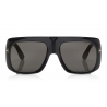 Tom Ford - Gino Sunglasses - Occhiali da Sole Quadrati in Acetato - FT0733 - Nero - Tom Ford Eyewear