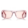 Tom Ford - Aristotele Sunglasses - Square Acetate Sunglasses - FT0731 - Pink - Tom Ford Eyewear