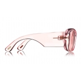 Tom Ford - Aristotele Sunglasses - Occhiali da Sole Quadrati in Acetato - FT0731 - Rosa - Tom Ford Eyewear