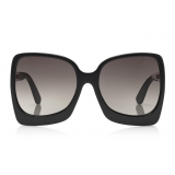 Tom Ford - Emmanuella Sunglasses - Butterfly Acetate Sunglasses - FT0618 - Black - Tom Ford Eyewear