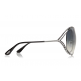 Tom Ford - Miranda Sunglasses - Oversized Square Acetate Sunglasses - FT0130 - Silver - Tom Ford Eyewear