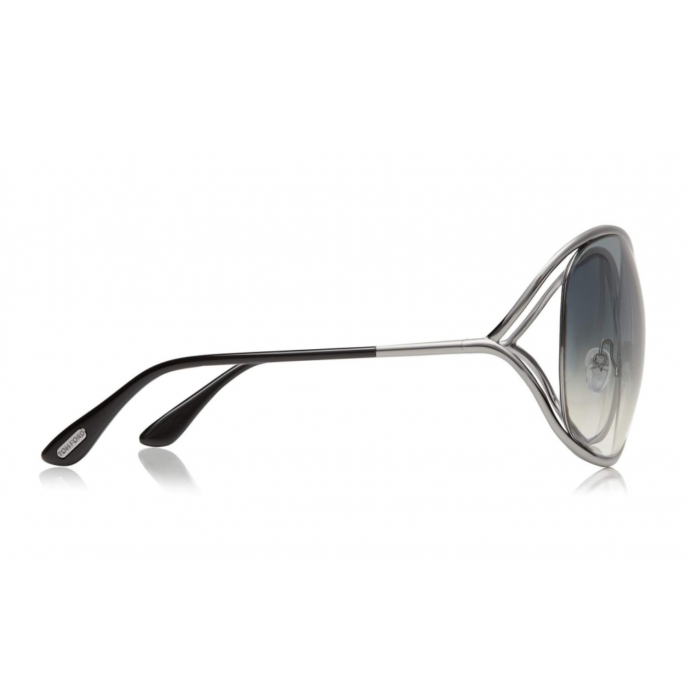 Tom Ford - Miranda Sunglasses - Oversized Square Acetate Sunglasses - FT0130  - Silver - Tom Ford Eyewear - Avvenice