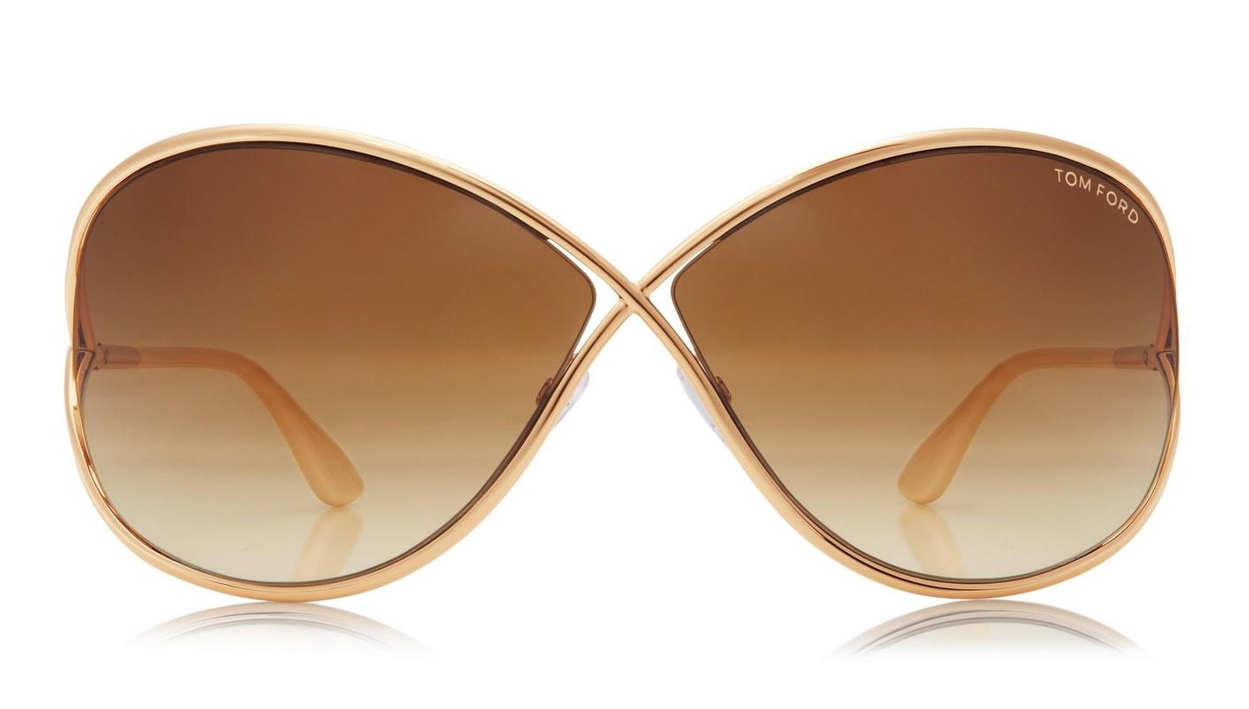 Tom Ford - Miranda Sunglasses - Oversized Square Acetate Sunglasses - FT0130  - Brown - Tom Ford Eyewear - Avvenice