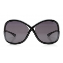 Tom Ford - Whitney Sunglasses - Occhiali da Sole Rn Acetato - FT0009 - Nero - Tom Ford Eyotondi Oversize iewear