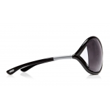 Tom Ford - Whitney Sunglasses - Oversized Round Acetate Sunglasses - FT0009 - Black - Tom Ford Eyewear