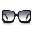 Tom Ford - Katerine Sunglasses - Occhiali da Sole Quadrati Oversize in Acetato - FT0617 - Nero - Tom Ford Eyewear