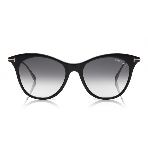Tom Ford - Micaela Sunglasses - Cat Eye Acetate Sunglasses - FT0662 - Black - Tom Ford Eyewear