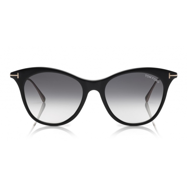 Tom Ford - Micaela Sunglasses - Occhiali da Sole Cat Eye in Acetato - FT0662 - Nero - Tom Ford Eyewear