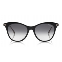 Tom Ford - Micaela Sunglasses - Cat Eye Acetate Sunglasses - FT0662 - Black - Tom Ford Eyewear
