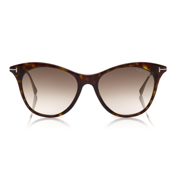 Tom Ford - Micaela Sunglasses - Cat Eye Acetate Sunglasses - FT0662 - Havana - Tom Ford Eyewear