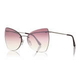 Tom Ford - Presley Sunglasses - Butterfly Acetate Sunglasses - FT0716 - Pink - Tom Ford Eyewear