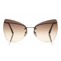 Tom Ford - Presley Sunglasses - Butterfly Acetate Sunglasses - FT0716 - Gold - Tom Ford Eyewear