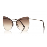 Tom Ford - Presley Sunglasses - Butterfly Acetate Sunglasses - FT0716 - Gold - Tom Ford Eyewear