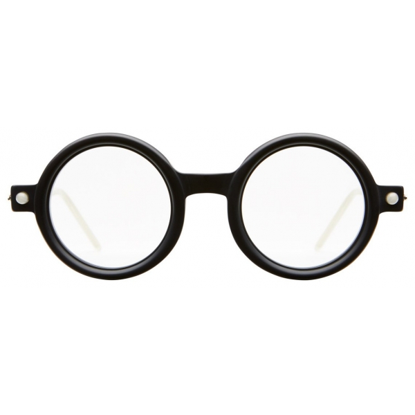 Kuboraum - Mask P1 - Black Matt + Artichoke - P1 BM AR - Optical Glasses - Kuboraum Eyewear