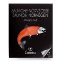 Calvisius - Salmone Norvegese in Astuccio - Filetto Selezionato di Salmone - Affumicati e Specialità - 6 x 100 g