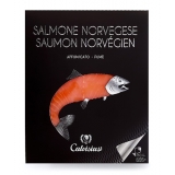 Calvisius - Norgevian Salmon Sliced - Selected Salmon Fillet - Smoked and Specialties - 6 x 100 g