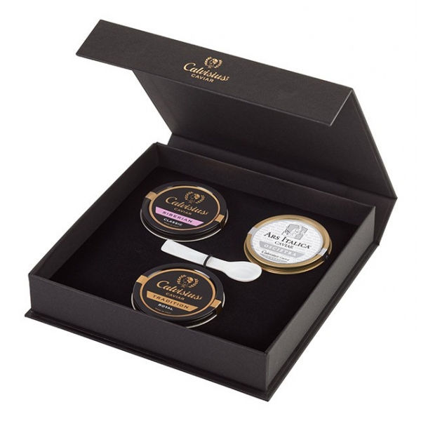 Calvisius - Pop Collection - Caviar - Gift Boxes - Luxury High Quality - 3 x 30 g