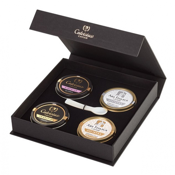 Calvisius - Classic Collection - Caviar - Gift Boxes - Luxury High Quality - 4 x 30 g