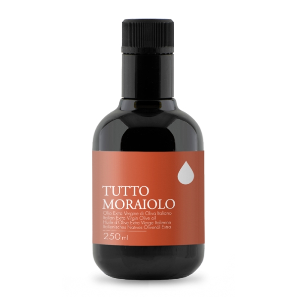 Il Bottaccio - Tutto Moraiolo - Monovarietali - Olio Extravergine di Oliva Toscano - Italiano - Alta Qualità - 250 ml