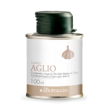 Il Bottaccio - Tuscan Extra Virgin Olive Oil with Garlic - Infusions - Italian - High Quality - 100 ml