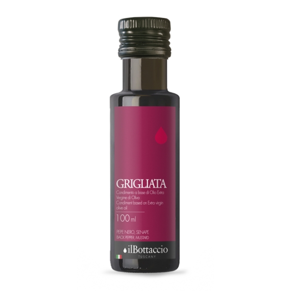 Il Bottaccio - Grigliata - Condimenti - Aromatizzati - Olio Extravergine di Oliva Toscano - Italiano - Alta Qualità - 100 ml
