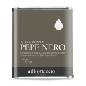 Il Bottaccio - Tuscan Extra Virgin Olive Oil with Black Pepper - Spices - Italian - High Quality - 100 ml