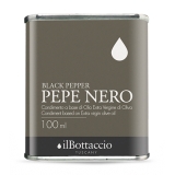 Il Bottaccio - Olio Extravergine di Oliva Toscano al Pepe Nero - Speziati - Italiano - Alta Qualità - 100 ml