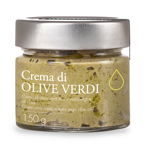 Il Bottaccio - Crema di Olive Verdi in Olio Extravergine di Oliva - Creme e Patè - Toscana - Italia - Alta Qualità - 150 g