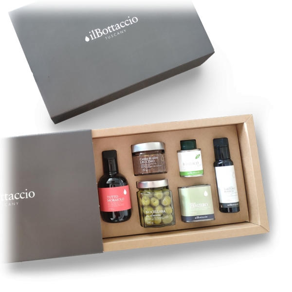 Il Bottaccio - Bottaccio Tour Gift Box - Tuscan Extra Virgin Olive Oil - Gift Ideas - Italian - High Quality